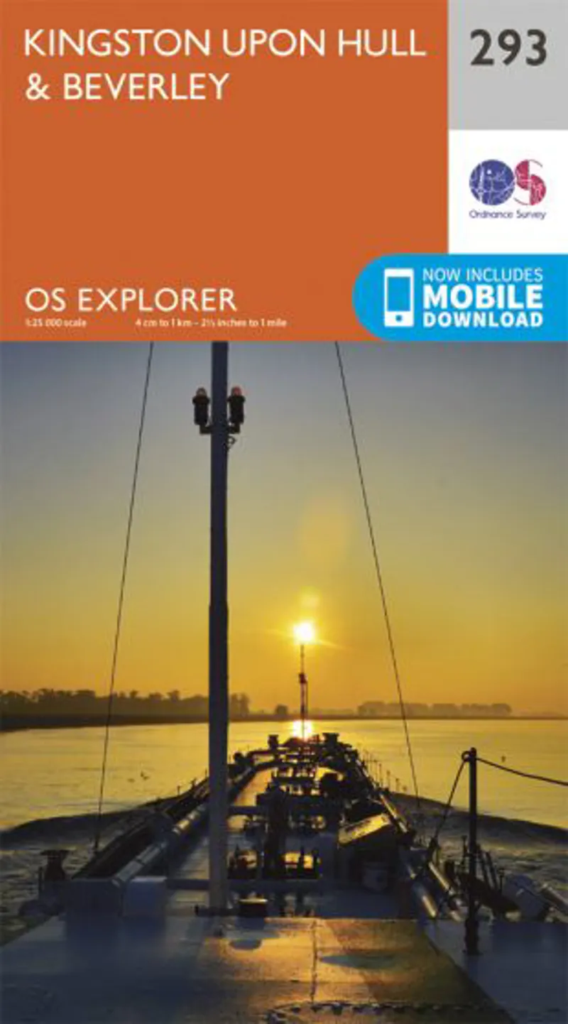 OS Explorer Map 293 - Kingston-upon-Hull and Beverley